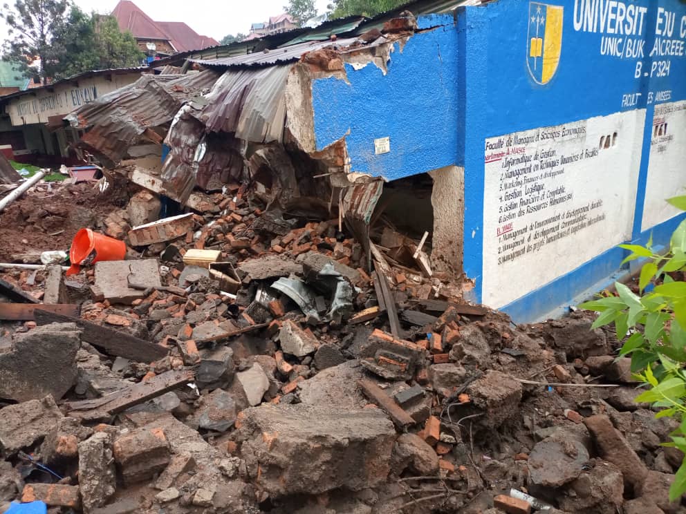 Sud-Kivu: plusieurs maisons s'écroulent à Bukavu