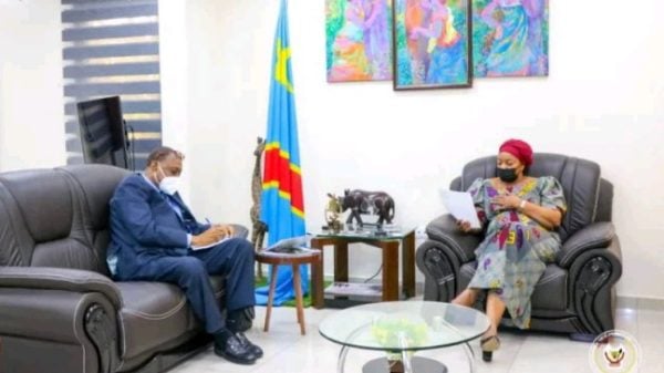Environnement : Tête-à-tête entre Eve Bazaiba et le représentant de l'UNESCO