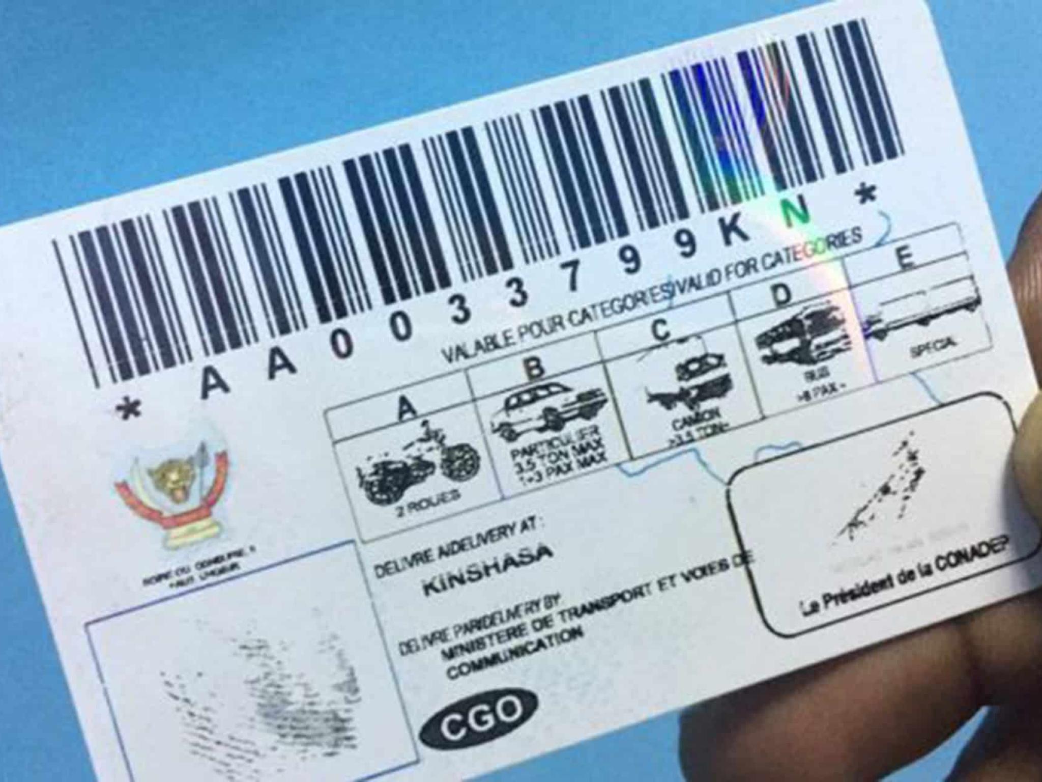 RDC: à quand la livraison de nouveaux permis de conduire ?