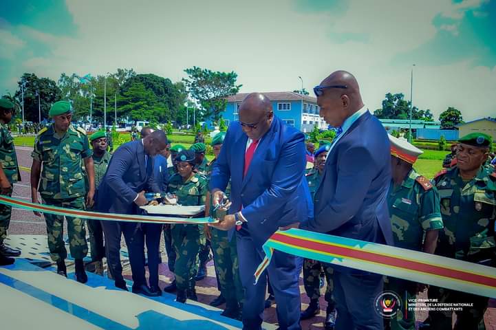 Kinshasa : inauguration d'un nouveau chapiteau de l'armée congolaise