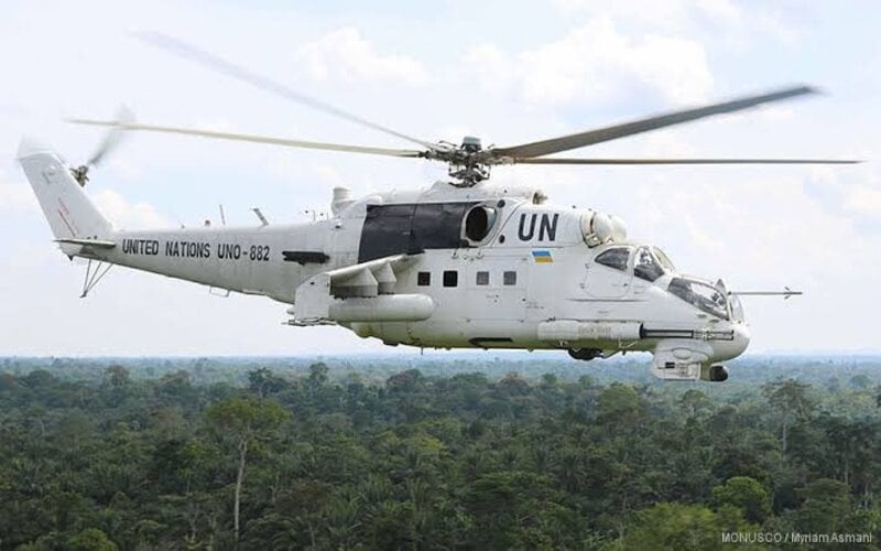 FLASH/ Nord-Kivu: un hélicoptère de la Monusco touché par des tirs