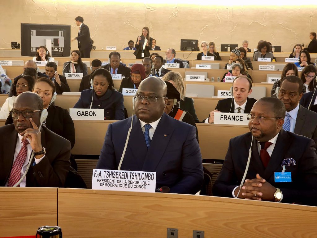 Rapport mapping : ce énième plaidoyer de Félix Tshisekedi au conseil des droits de l'homme de l'ONU