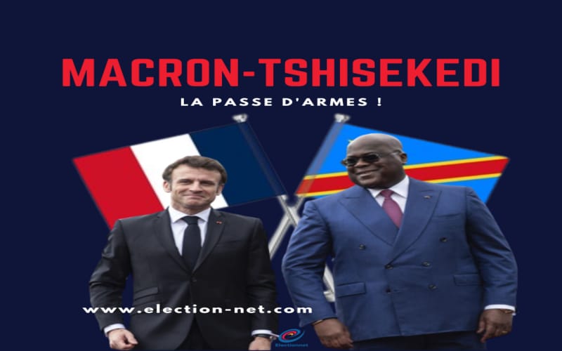 RDC:Macron-Tshisekedi, la passe d'armes !