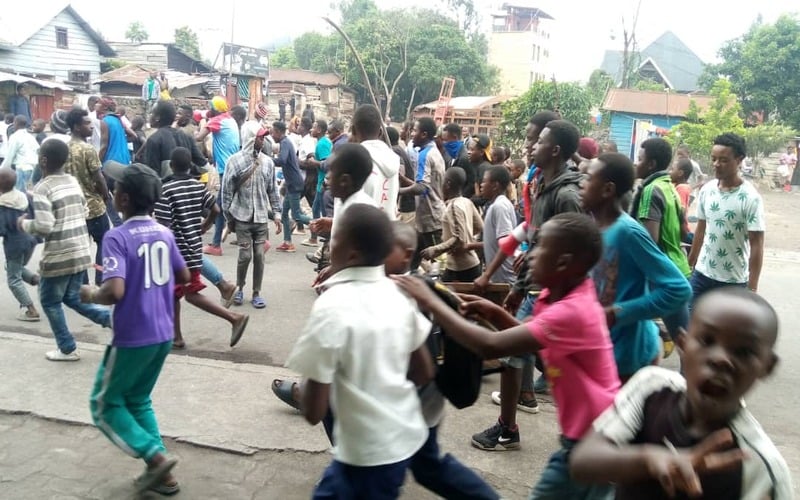 Goma : une journée ville morte transformée à une manifestation de colère